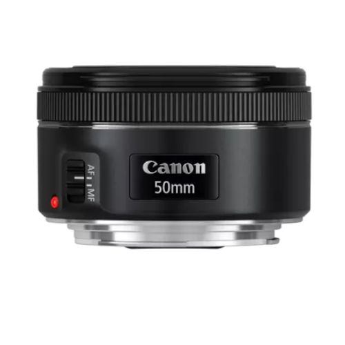 עדשה מקצועית למצלמה מבית CANON קנון דגם EF 50MM F/1.8 STM 0570C005AA