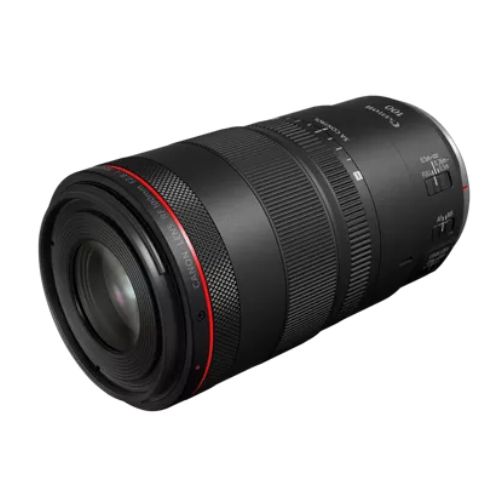 עדשה מקצועית למצלמה מבית CANON קנון דגם RF 100MM F/2.8 L IS MACRO 4514C005AA