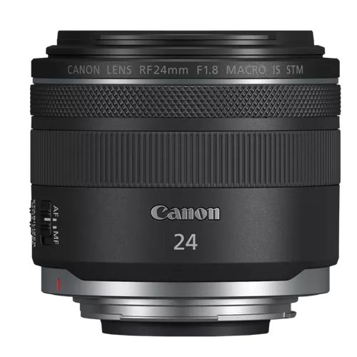 עדשה מקצועית למצלמה מבית CANON קנון דגם RF 24MM F1.8 MACRO IS STM 5668C005AA