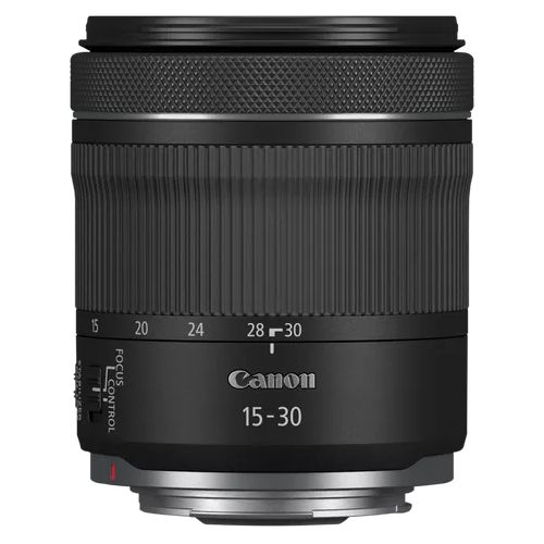 עדשה מקצועית למצלמה מבית CANON קנון דגם RF 15-30MM F4.5-6.3 IS STM 5775C005AA