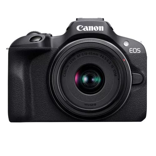 מצלמה ללא מראה מבית CANON קנון דגם EOS R100 RF-S 18-45MM 6052C034AA