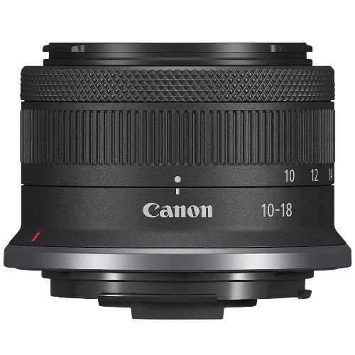 עדשה מקצועית למצלמה מבית CANON קנון דגם RF S 10-18MM F/4.5-6.3 IS STM 6262C005AA